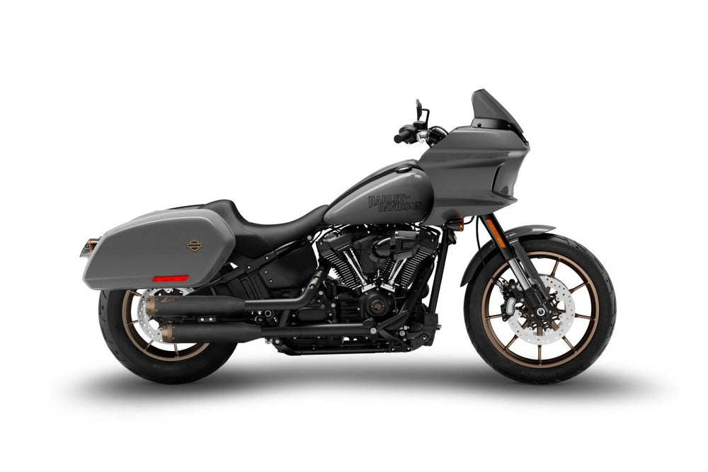 Harley-Davidson Softail (17-24) Overlapped slip-ons, sort/bronze – Zard – produktbillede 5