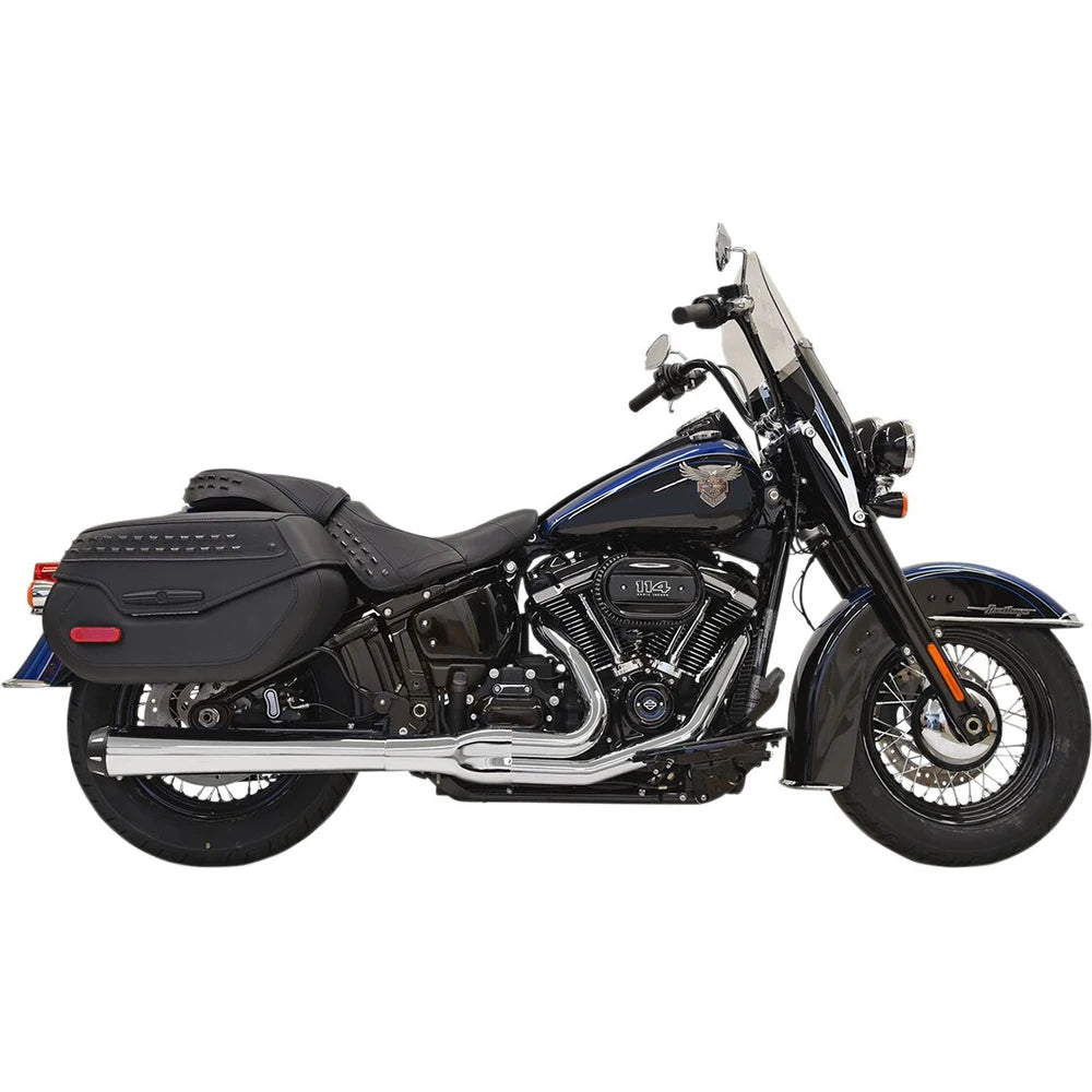 Harley-Davidson Softail (80-25) 2-i-1 Road Rage komplet udstødning, krom – Bassani