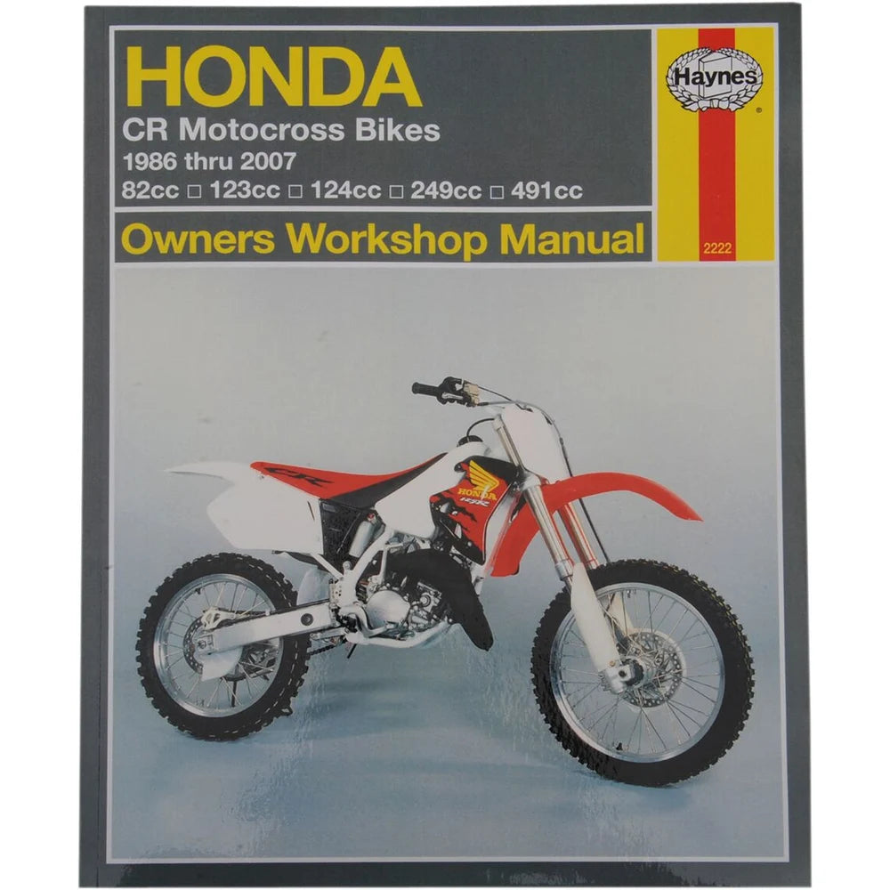 Honda CR250R/CR500R (1986–2007) værkstedshåndbog – Haynes – Haynes værkstedsmanual til service og reparation