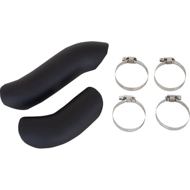 Harley-Davidson Touring (17-23) Hi-Output RR Heat Shield Kit varmeskjold, sort – Vance & Hines – detaljebillede af udstødning og finish 2