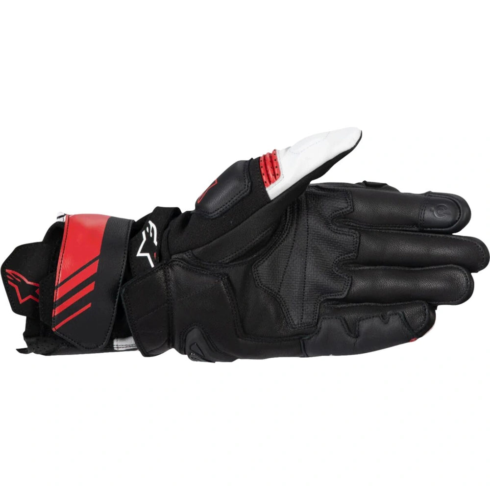Racinghandsker GP Plus R V3, herre – Sort/Bright Red/Hvid, str. M fra Alpinestars – produktdetalje 2