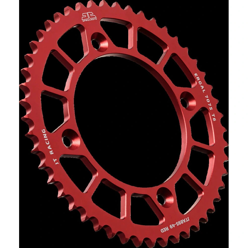 Bagtandhjul 49T, 428 – aluminium, JTA895.49RED – JT Sprockets