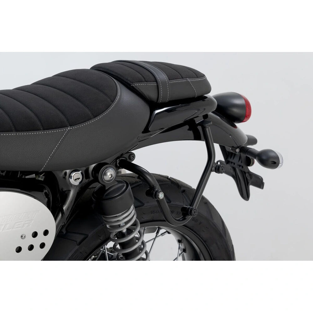 Triumph Street Scrambler 900 ABS (17-22) m.fl. Legend Gear LC2 Side Bag System Brown Edition (Left) – SW-Motech – produktbillede 5