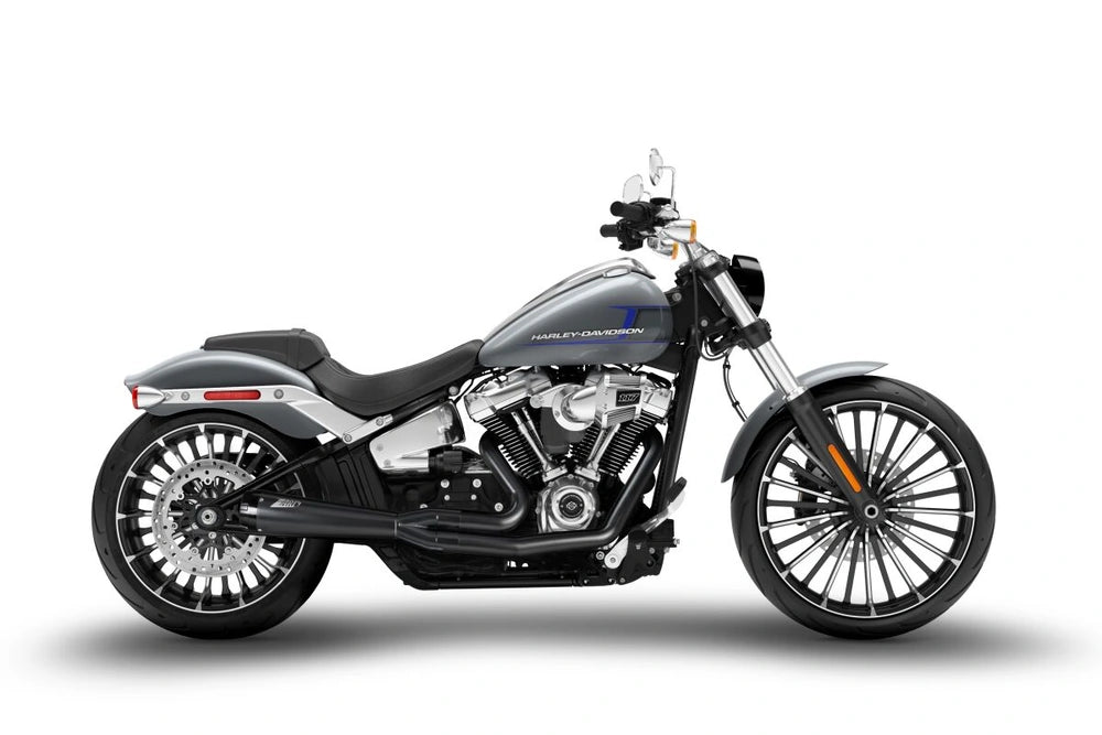 Harley-Davidson Fat Boy / Breakout (17-24) 2-i-1 komplet udstødning, sort – Zard – produktbillede 5
