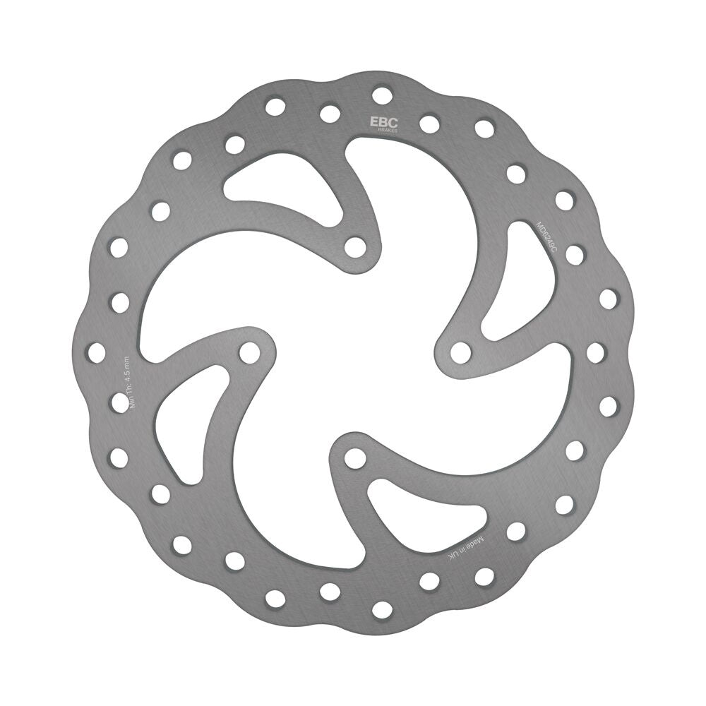 Bremseskive bag til KTM SX65 04-22 m.fl., 160mm – EBC MD6249C