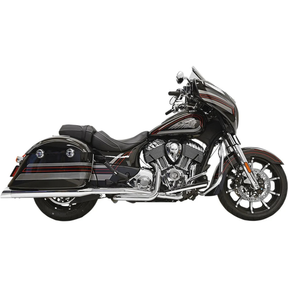 Indian Chieftain (14-26) True Dual komplet udstødning, krom – Bassani