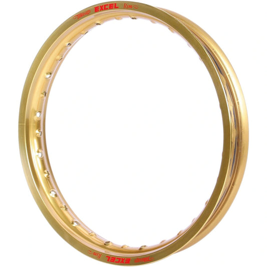 Excel Takasago MX/Enduro fælg 18x2.15, bag, 32H til Honda 2003–2024 – guld – Excel hjuldel til MX, Enduro eller Supermoto
