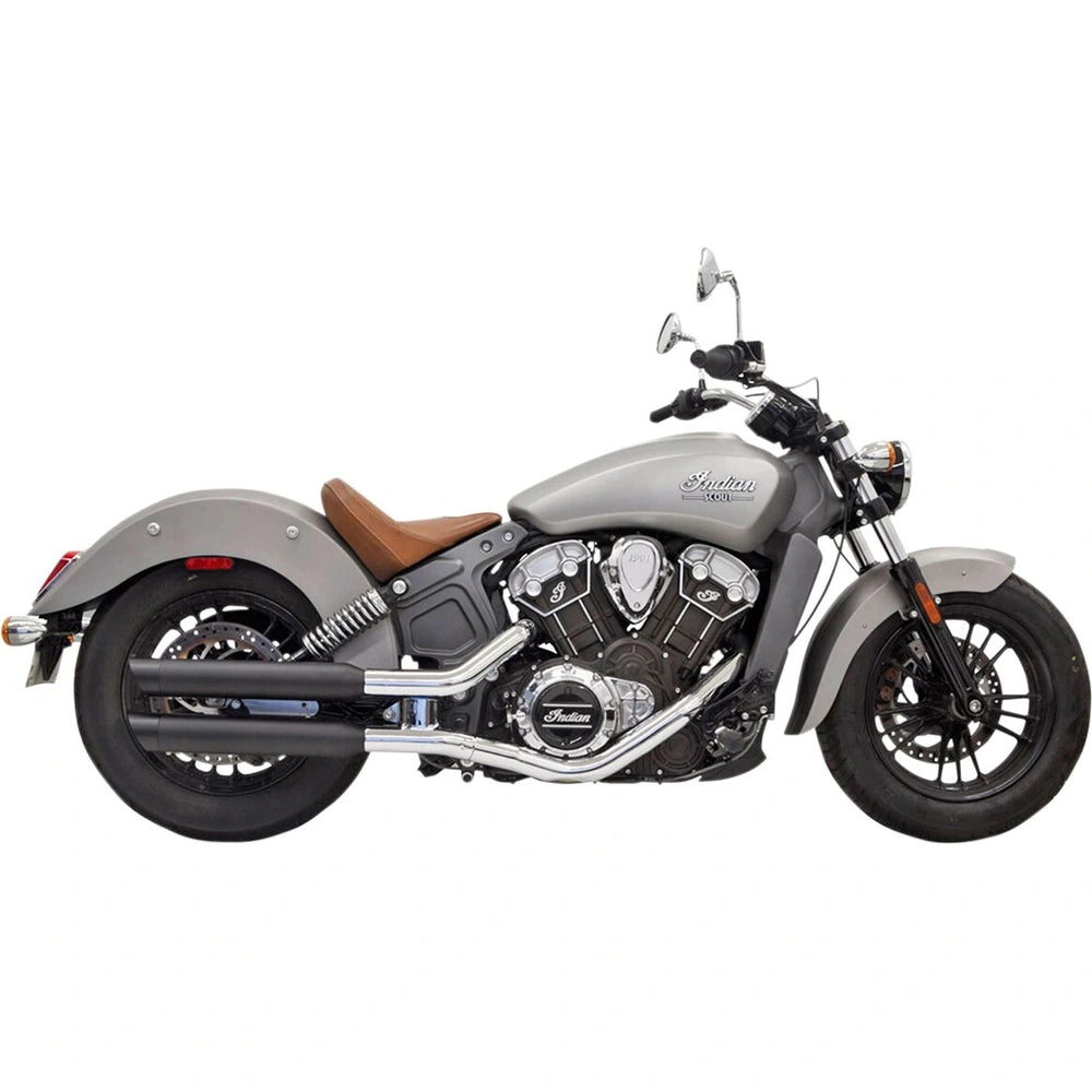 Indian Scout (15-24) slip-on udstødninger, sort – Bassani