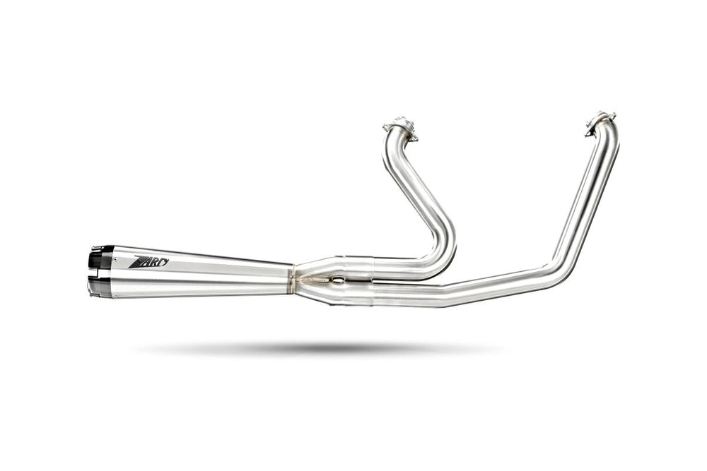 Harley-Davidson Softail (17-24) 2-i-1 komplet udstødning, poleret – Zard – produktbillede 8