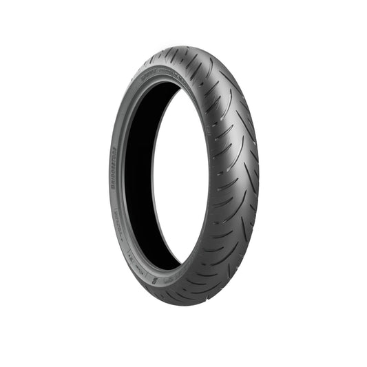 Bridgestone Battlax Sport Touring T31 GT 120/70ZR18 (59W) TL – fordæk – originalt Bridgestone fordæk med stabilitet og komfort til tunge touringmotorcykler. Køb hos Mo2parts.