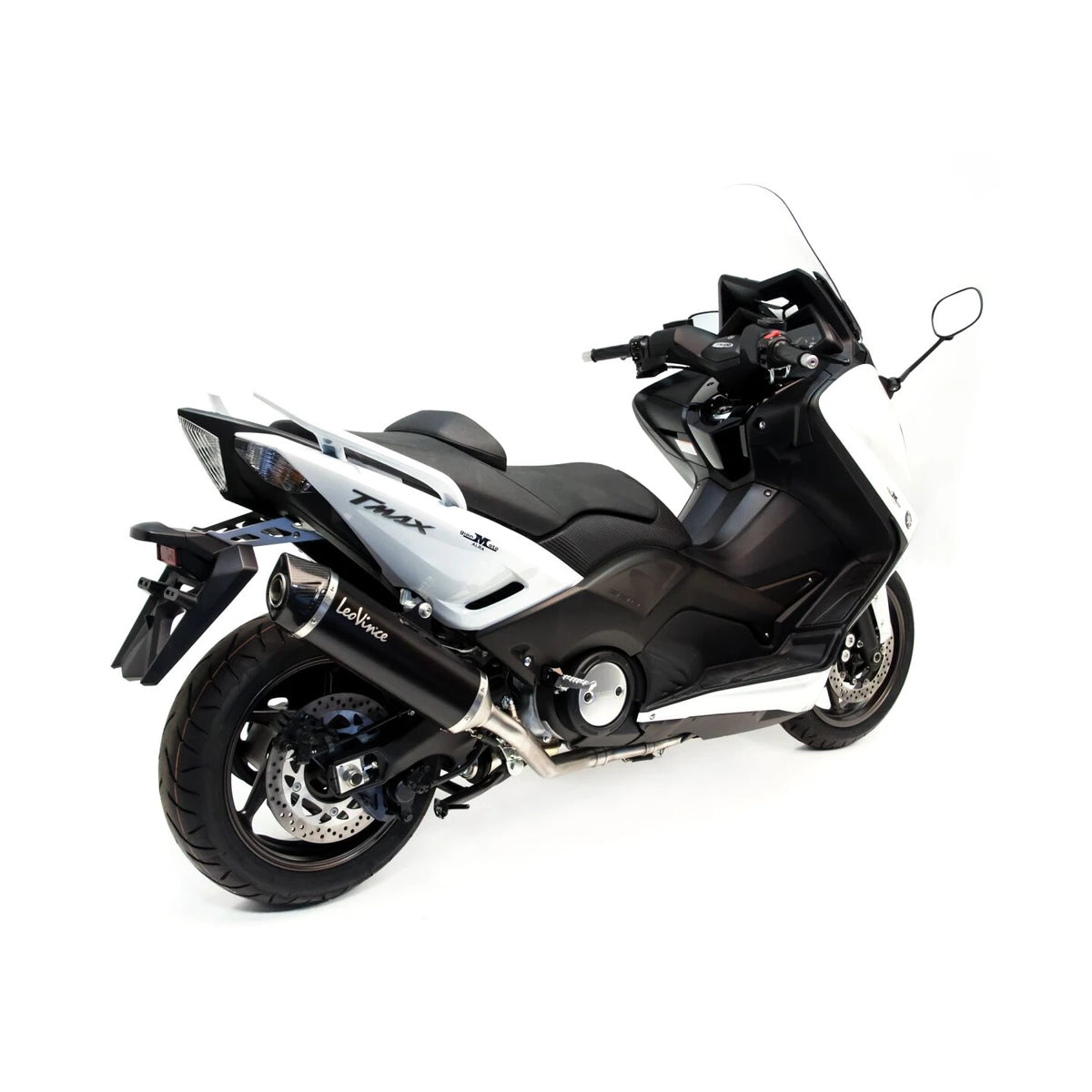 Yamaha TMAX 530 (12-16) LeoVince Nero komplet udstødning – rustfri – ekstra produktvisning af udstødningssystem, design og detaljer 2