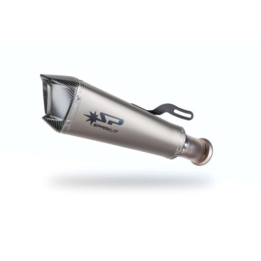 KTM 1290/1390 Super Duke (20-26) Konix Evo slip-on, titanium – Spark – fritlagt produktvisning