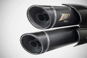 Harley-Davidson Sportster S 1250 (21-24) GT slip-on kit, E5-godkendt, sort – Zard – produktbillede 2