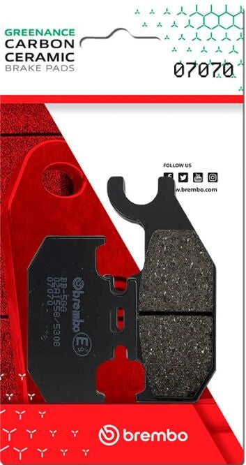 Detaljebillede 3 af Suzuki UH 125 Burgman 07-19 bremseklodser – Brembo Genuine CC 07070