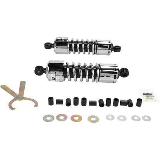 412 Cruiser Series støddæmpersæt, 279 mm, sort/krom – Progressive Suspension støddæmper til mere kontrol og komfort