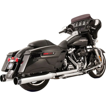 Harley-Davidson Touring (17-20) El Dorado Dual Exhaust System, krom, Billet| Thruster end cap – S&S Cycle – ekstra produktvisning 2