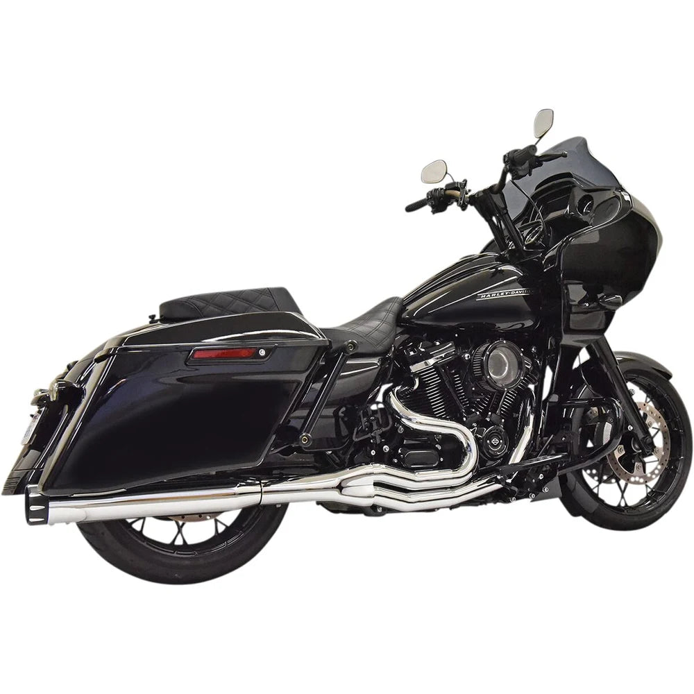 Harley-Davidson Touring (17-25) Road Rage 2-i-1 komplet udstødning, krom – Bassani – ekstra produktvisning 2 med fokus på design og detaljer