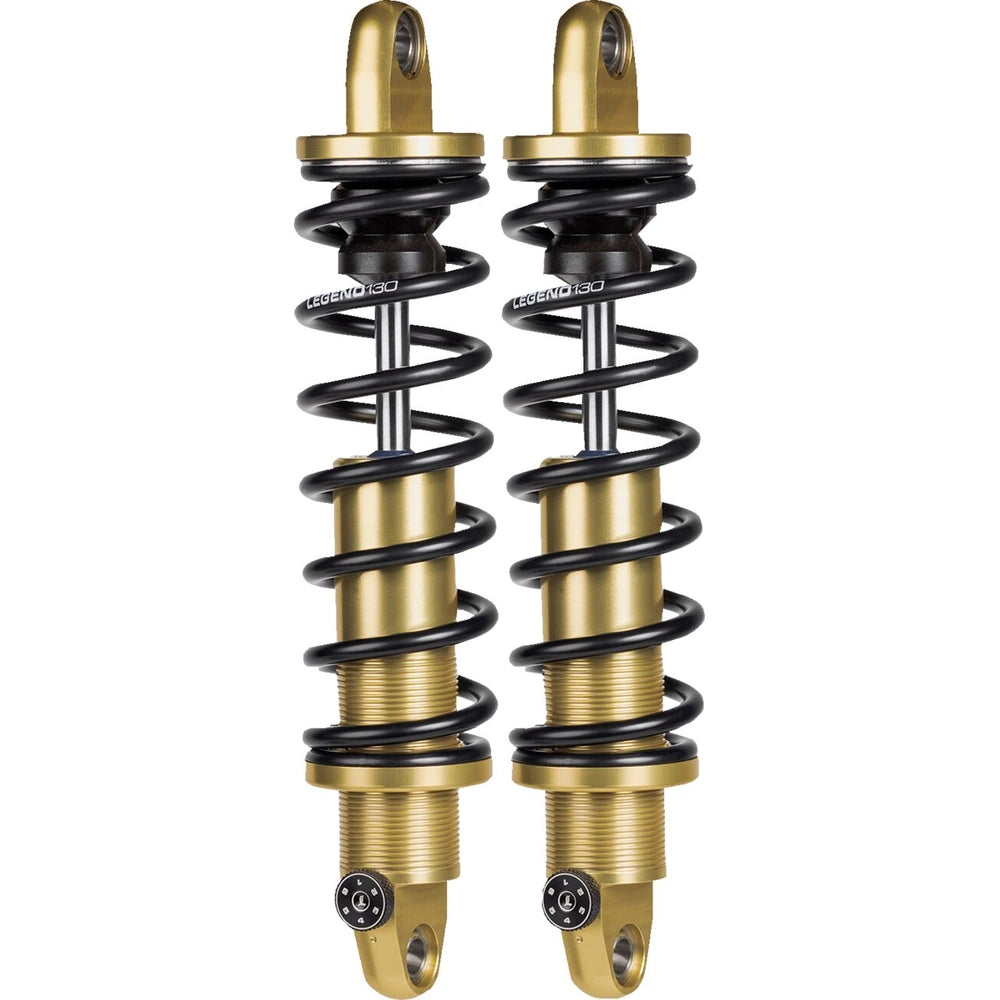 Legend Suspension Harley-Davidson Dyna (91-17) REVO-A støddæmpersæt, 13", Standard Duty, guld – produktbillede 3, varenr. 1310-1743