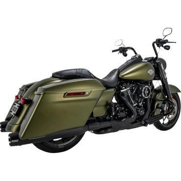 Harley-Davidson Touring (17-26) Blackbird 450 slip-on, sort – 46792 – Vance & Hines – detaljebillede af udstødning og finish 2