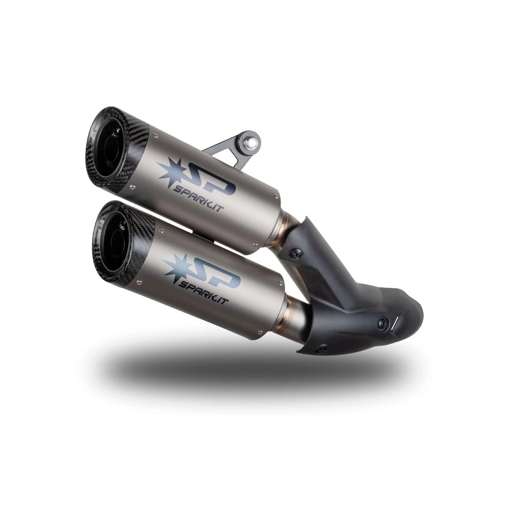Ducati Monster 937 / Multistrada V4 (21-25) Dyno slip-on, titanium – Spark – fritlagt produktvisning