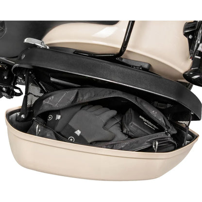 Harley-Davidson Low Rider ST (22-25) sidetaskeliner – Saddlemen – ekstra produktvisning med fokus på pasform, ruminddeling og finish – billede 5