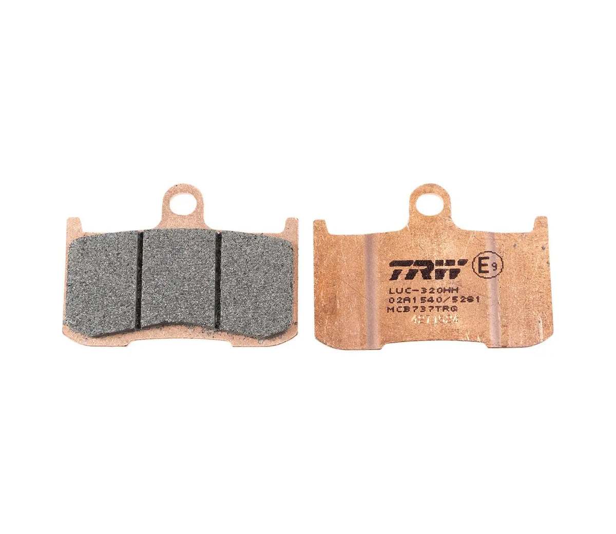 Triumph Tiger 1050 07-20 m.fl. – TRQ sinter-racingbremseklodser foran – TRW MCB737TRQ – original TRW-emballage