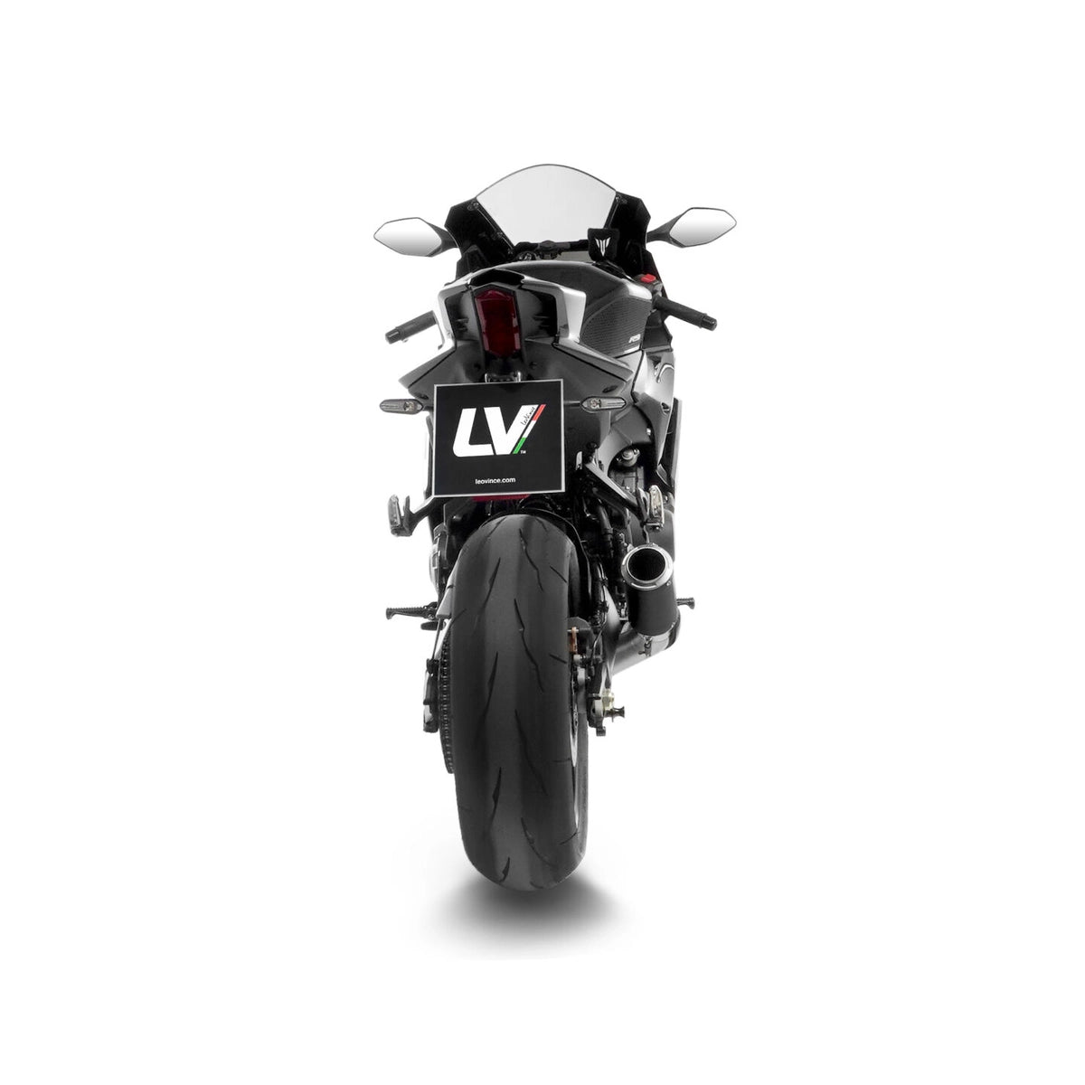 Yamaha YZF-R9 (25-26) LeoVince LV Corsa komplet udstødning – rustfri – sort – ekstra produktvisning af udstødningssystem, design og detaljer 3