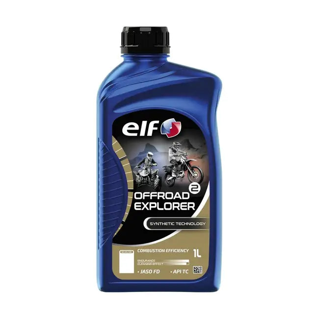 ELF Off-Road 2 Explorer 2-taktsolie til motorcykel – 1 L