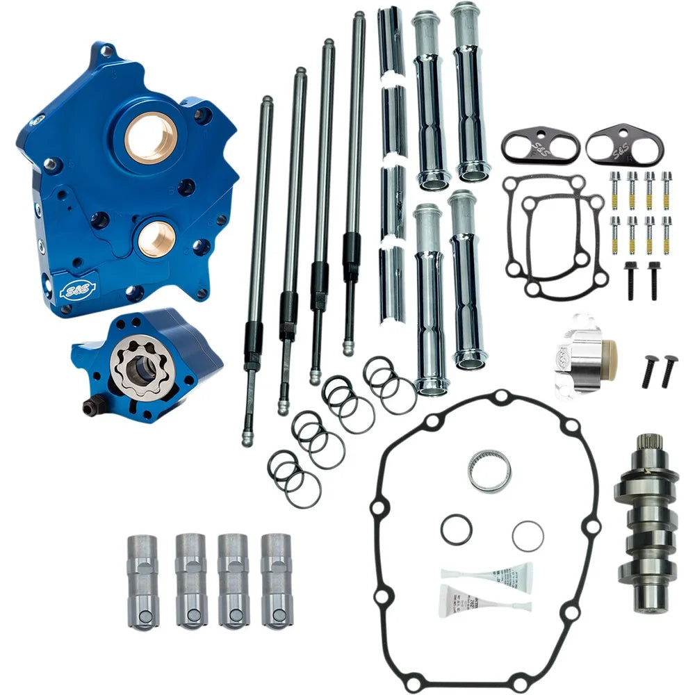 Harley-Davidson modeller (17-26) 475C Chain Drive Cam Chest Kit, chrome pushrod tubes – S&S Cycle