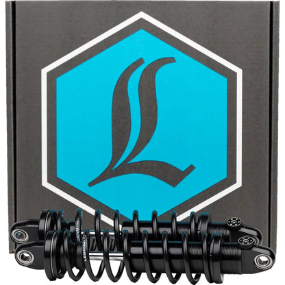 Legend Suspension Harley-Davidson Touring (99-26) REVO-A støddæmpersæt, 12", Standard Duty, sort – for bedre komfort, kontrol og stabilitet