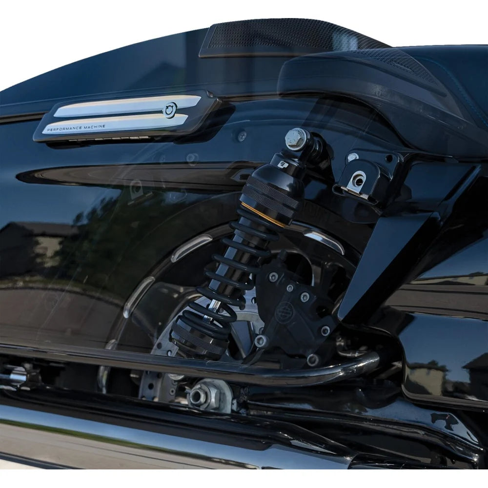 Harley-Davidson Touring-modeller (80-25) 944 FST Ultra Touring støddæmpersæt, 330,2 mm, Heavy Duty, sort/guld – detaljebillede 2