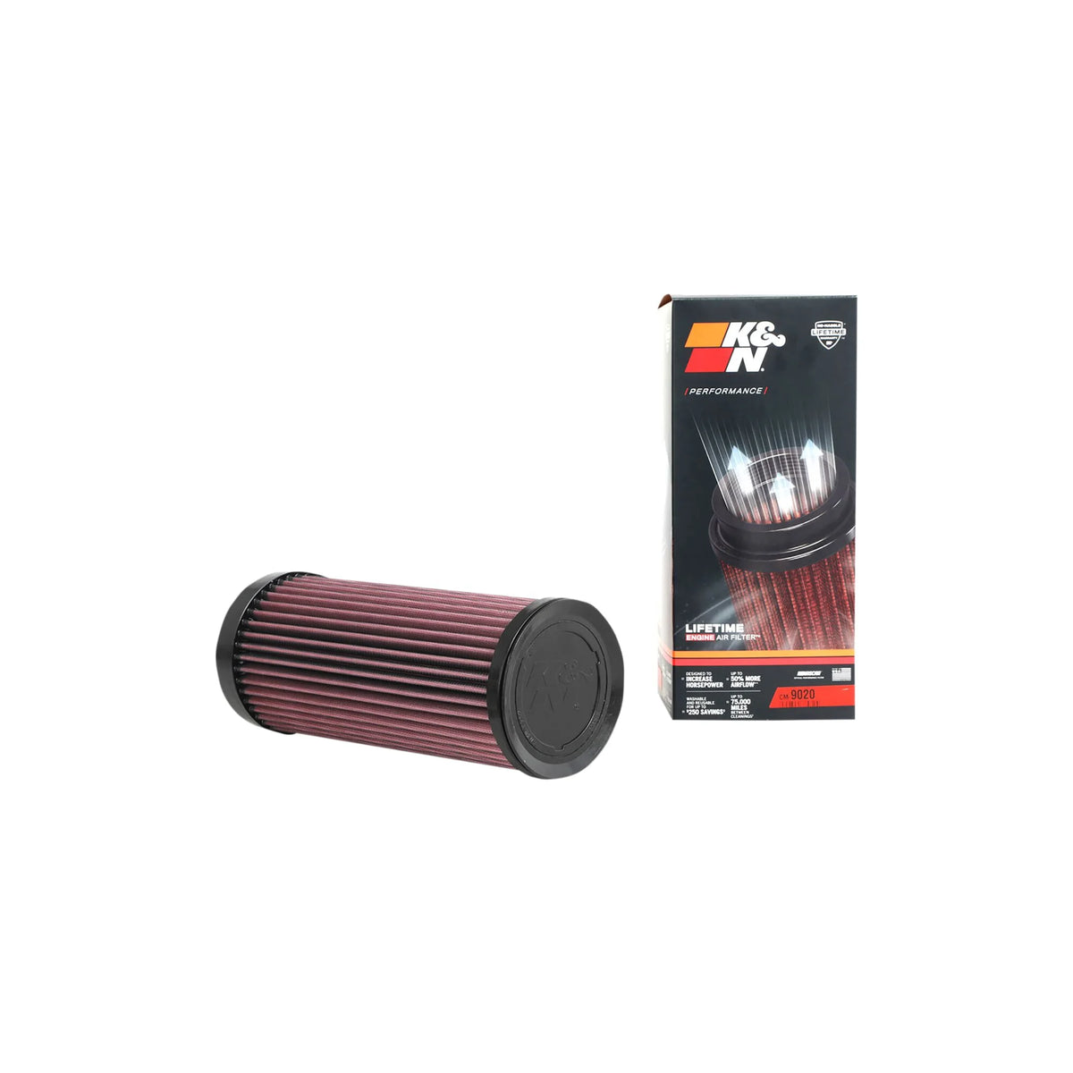 Can-Am MAVERICK TURBO 900 RR EFI (20-26) luftfilter – KN CM-9020 – produktbillede 3