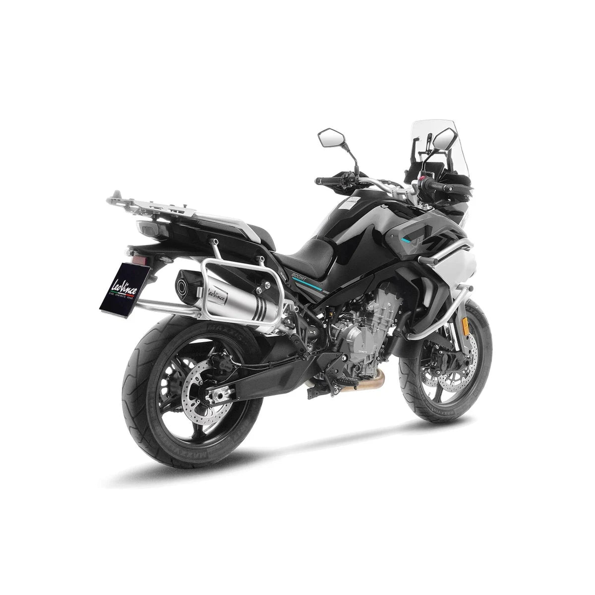 KTM 790 Adventure (19-26) m.fl. LeoVince LV One EVO slip-on – rustfri – godkendt – titanium-look – 14414E – ekstra produktvisning af lyddæmper, finish og detaljer 9