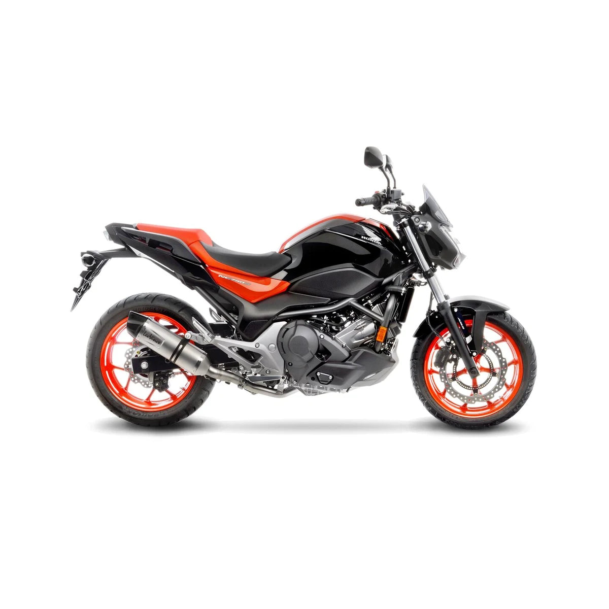 Honda INTEGRA 750 D (16-20) LeoVince LV One EVO slip-on – rustfri – ekstra produktvisning af lyddæmper, finish og detaljer 3