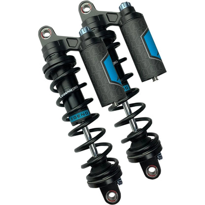 Legend Suspension Harley-Davidson Dyna (91-17) REVO-ARC støddæmpersæt, 13", Heavy Duty, piggyback reservoir, sort – produktbillede 6, varenr. 1310-1891