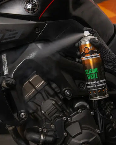 Tru-Tension Silicone Spritz – silikonespray til MC, 500 ml – silikonespray påført motorcyklens plastdele