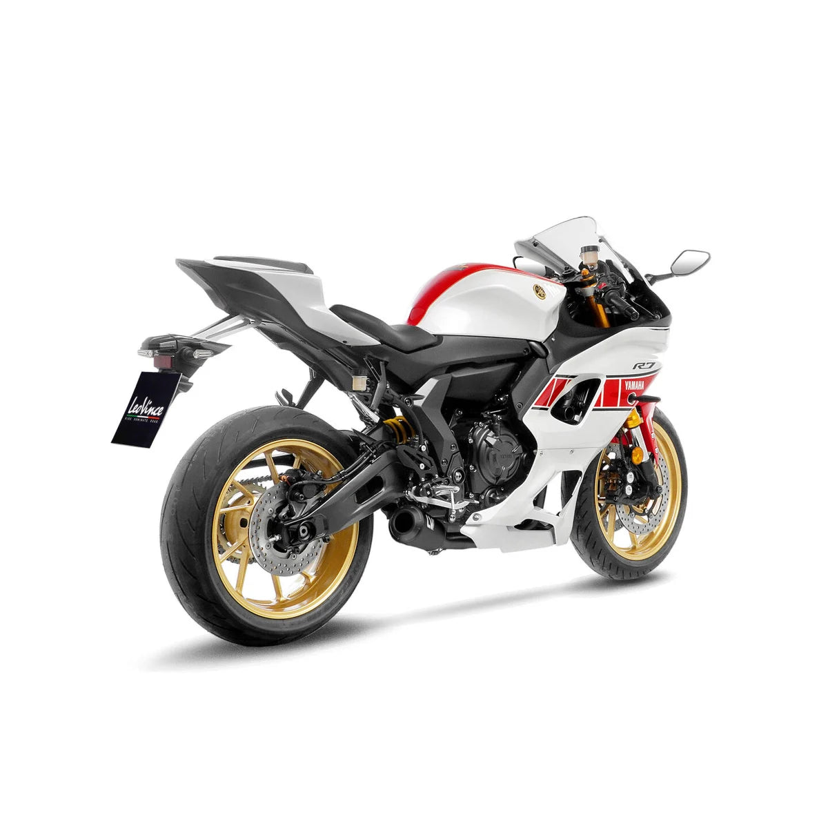 Yamaha MT-07 (20-26) m.fl. LeoVince LV-10 komplet udstødning – rustfri – 15272FBU – ekstra produktvisning af udstødningssystem, design og detaljer 3