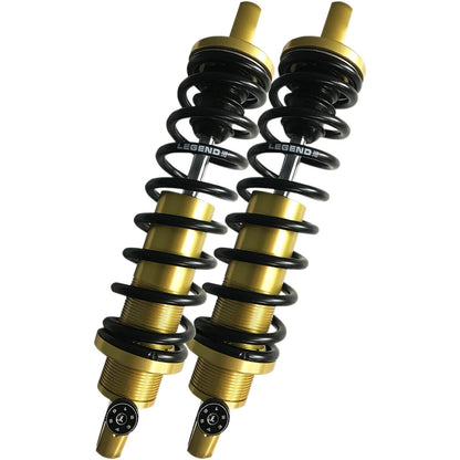 Legend Suspension Harley-Davidson Touring (96-26) REVO-A støddæmpersæt, 13", Standard Duty, guld – produktbillede 3, varenr. 1310-1741