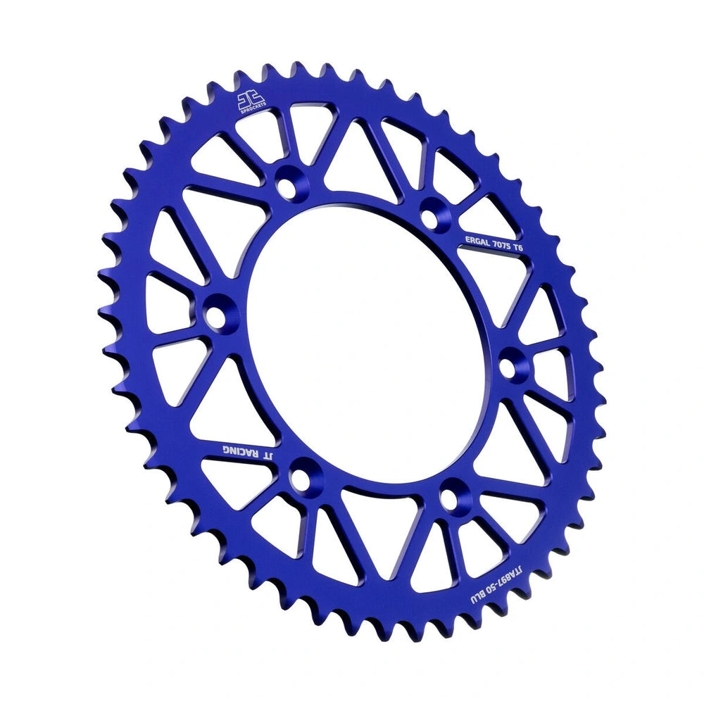 Bagtandhjul 50T, 520 – aluminium, JTA897.50BLU – JT Sprockets