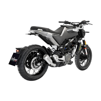 Husqvarna VITPILEN 401 (20-23) m.fl. LeoVince LV-10 slip-on – rustfri – ekstra produktvisning af lyddæmper, finish og detaljer 3