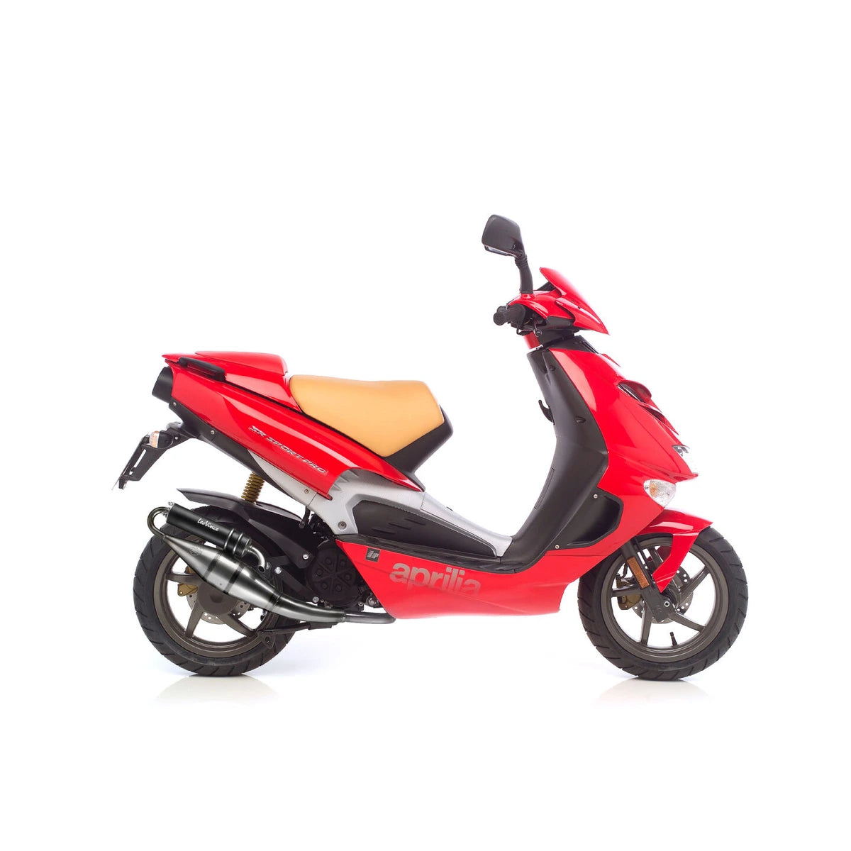 Aprilia SR 50 R LC DITECH (05-12) m.fl. LeoVince Hand Made TT komplet udstødning – rustfri – ekstra produktvisning af udstødningssystem, design og detaljer 3