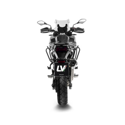 Voge DS 625 X (25-26) LeoVince LV-14 slip-on – rustfri – titanium-look – ekstra produktvisning af lyddæmper, finish og detaljer 3