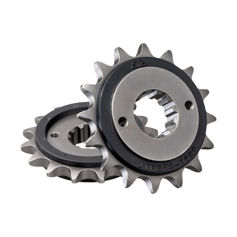 Fortandhjul 16T, 525 – stål, gummidæmpet, JTF314.16RB – JT Sprockets