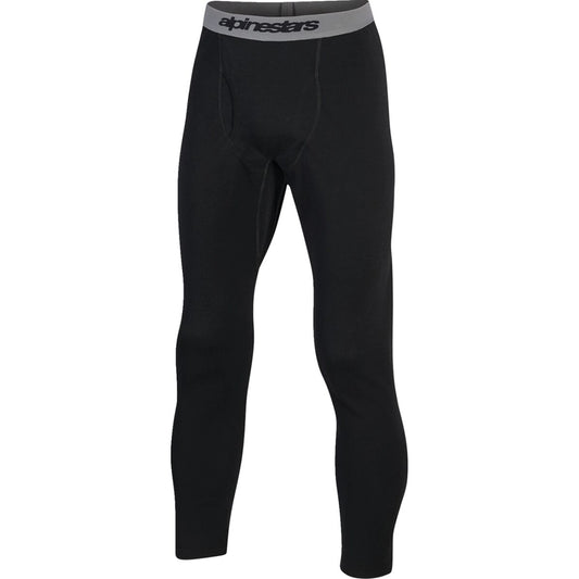 MC baselayer AT 8 Merino, underdel – Sort, str. S fra Alpinestars – primært produktbillede