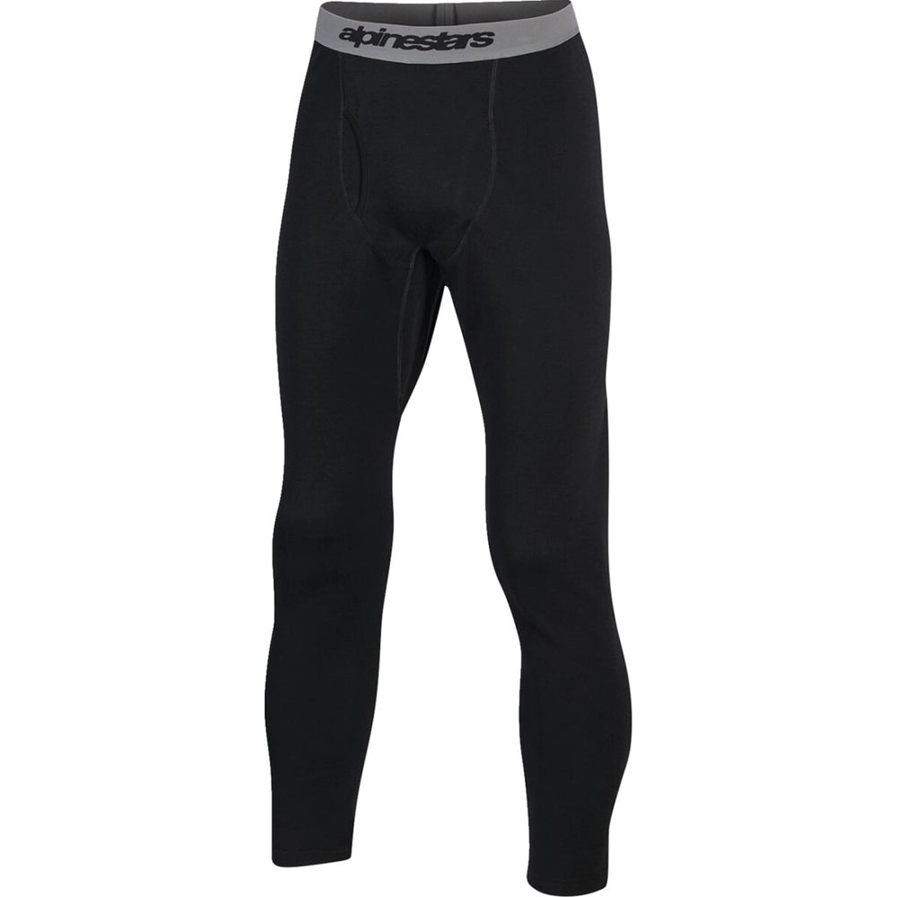 MC baselayer AT 8 Merino, underdel – Sort, str. M/L fra Alpinestars – primært produktbillede