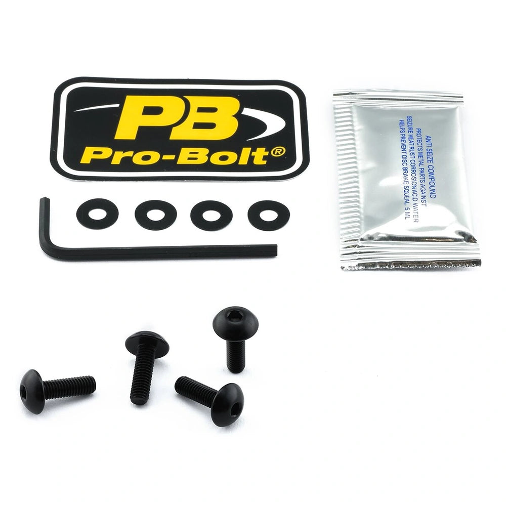 Kåbeboltsæt – 7075-T6 aluminium, sort, SK416 – Pro-Bolt