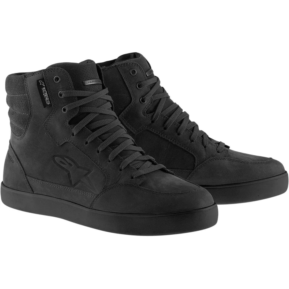 MC sko J-6 Waterproof, herre – Sort, str. EU 43 / US 10 fra Alpinestars – primært produktbillede