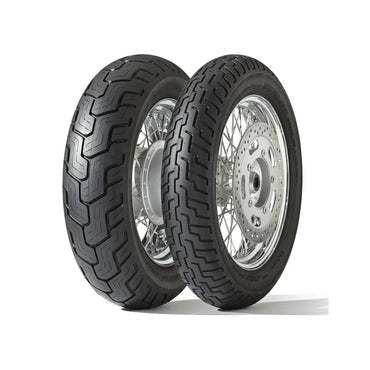 Dunlop D404 80/90-21 48H TL spec. J – fordæk – originalt Dunlop fordæk med stabil cruiser-kørsel og god komfort. Køb hos Mo2parts. Produktbillede 2.