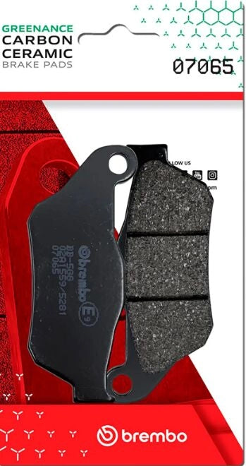 Detaljebillede 3 af Yamaha YP250R X-Max 05-09 bremseklodser – Brembo Genuine CC 07065