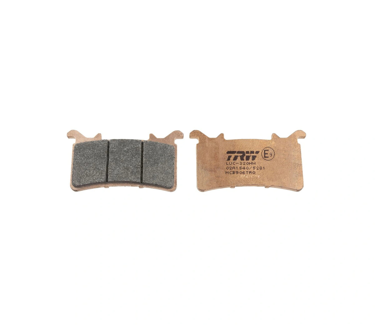 Honda CBR1000RR-R 20-26 m.fl. – TRQ sinter-racingbremseklodser – TRW MCB906TRQ – original TRW-emballage